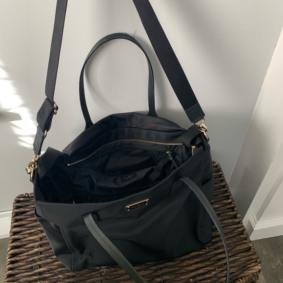 Large Kate Spade nylon travel/ diaper bag comfy